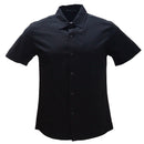 Black Short Sleeves Shirt White Xx-1