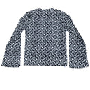 BLACK PINK BELL SLEEVE L S JACQUARD TOP ASSORTED 9 10 YEARS-3