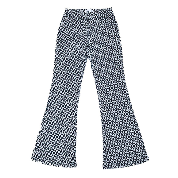 BLACK PINK FLARED JACQUARD BOTTOM ASSORTED 15 16 YEARS