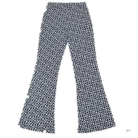 BLACK PINK FLARED JACQUARD BOTTOM ASSORTED 15 16 YEARS