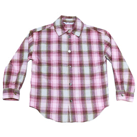PINK PLAID SHIRTS ASSORTED 8 9 YEARS