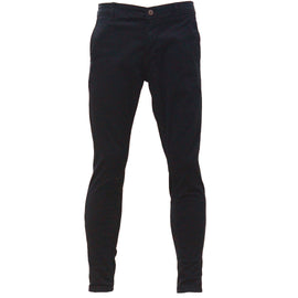 Black Chino Trousers Black 34