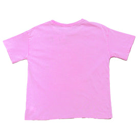 Pink Acid Wash Boxy Fit T Shirts Pale Pink - 0