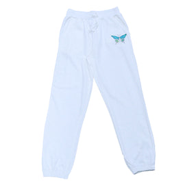 White Basic Track Pants White