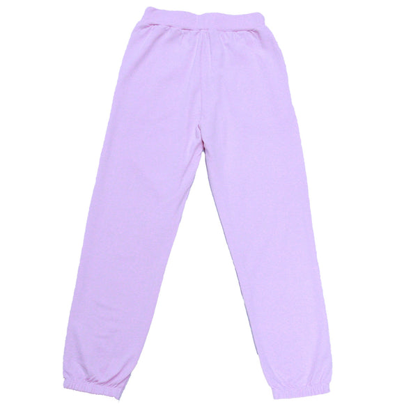 Pink Basic Track Pants Pale Pink