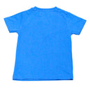 Blue Car Printed Short Sleeve T Shirt Blue-3