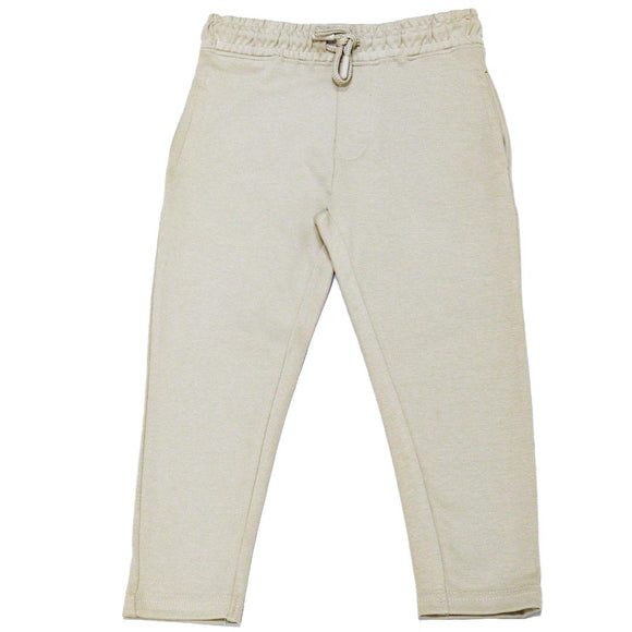 Biege Zipper Polo with Pant