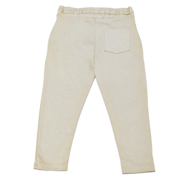 Biege Zipper Polo with Pant