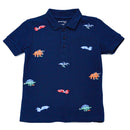 Boys Junior Embroidered Polo Assorted-1