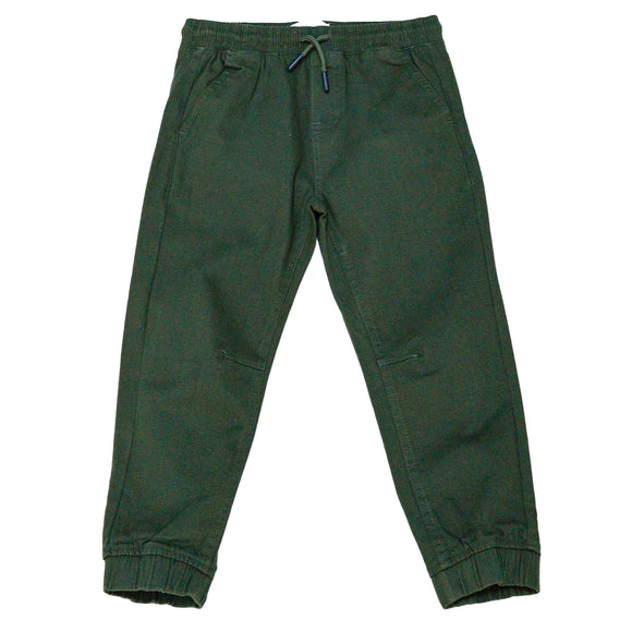 Green Twill Jogger