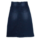 Black Denim Skirts Black-3