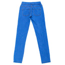 Girls Senior Basic Jegging Blue-2