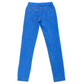 Girls Senior Basic Jegging Blue - 0