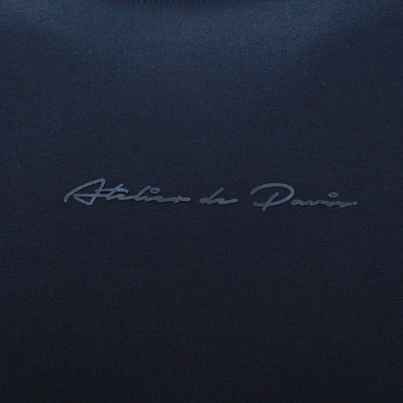 Black Tipped T Shirt With Logo Black