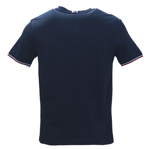 Black Tipped T Shirt With Logo Black