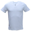 White Henley T Shirt White-1