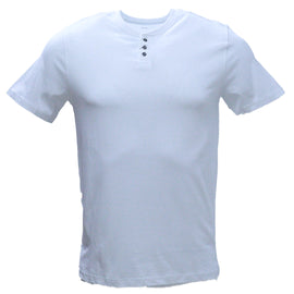 White Henley T Shirt White