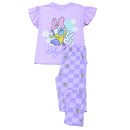 Purple Daisy S S Chr Pajama Sets Assorted-1