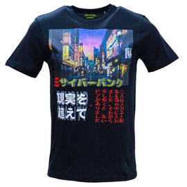 Black Graphic T Shirt Black