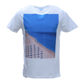 White Graphic T Shirt White
