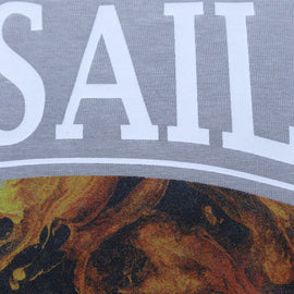 Stone Graphic T Shirt Stonewash - 0