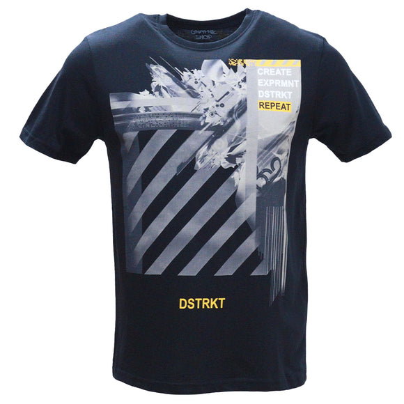 Black Graphic T Shirt Black