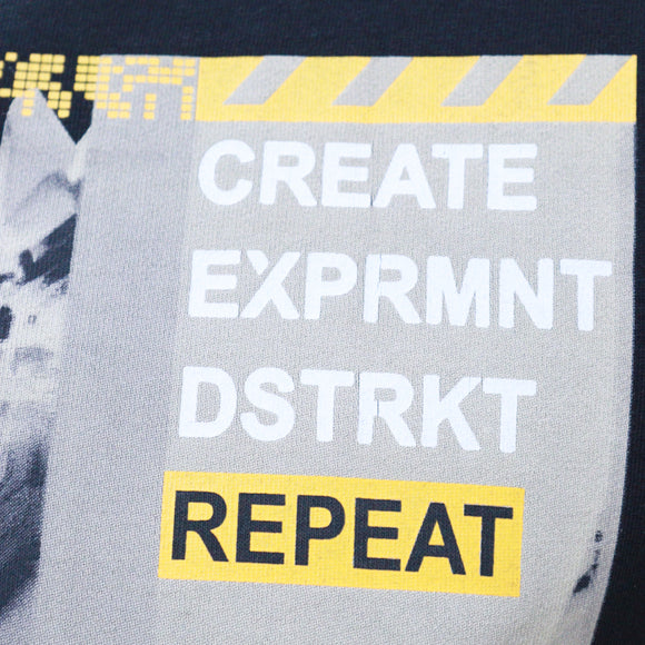 Black Graphic T Shirt Black