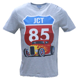 Grey Graphic T Shirt Mid Grey - 0