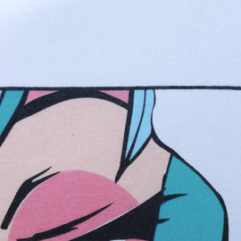 White Graphic T Shirt White - 0