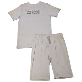 Beige Hold The Vision Nightsuit