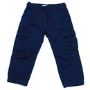 Navy Soft Fabric Cargo Pocket Jogger-1