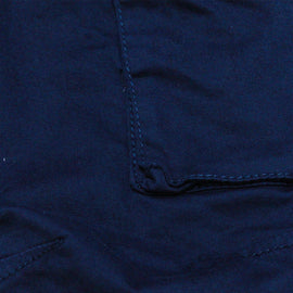 Navy Soft Fabric Cargo Pocket Jogger - 0