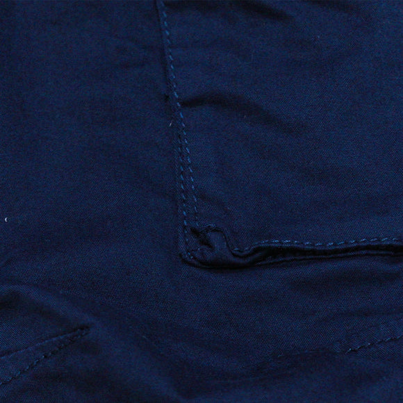 Navy Soft Fabric Cargo Pocket Jogger