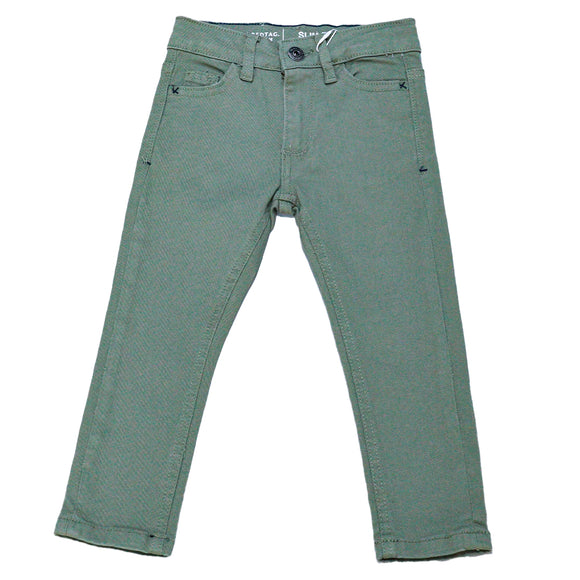 Olive 5 Pocket Coloured Denim Dark Green 6 7 Years