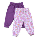 PINK FLORAL ACTIVE PANTS   SOLID MAUVE ACTIVE PANTS  ASSORTED 18 24 MONTHS-1