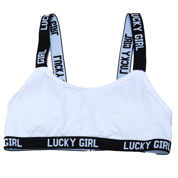 White Purple Padded 2Pcs Pack Bra Assorted