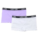 White Purple 2Pcs Boxer Brief Assorted-1