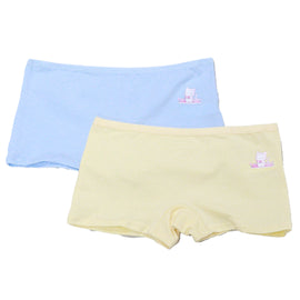 Lt Blue Yellow 2Pcs Boxer Brief Assorted