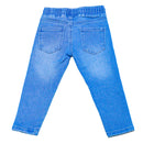 Light Wash Knitted Pullon Jeans-3