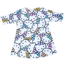 White Kitty Aop Dress-3