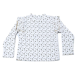 Cream Allover Print Casual Sets - 0