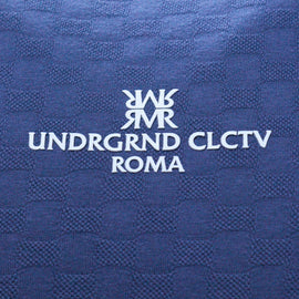 Grey Jacquard T Shirt With Motive Print Dark Grey - 0