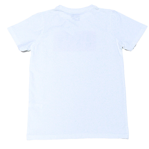 White Skate Hd Print Tee White