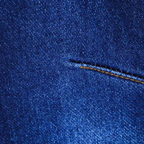 Dark Wash Knit Denim Jogger