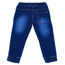 Dark Wash Knit Denim Jogger-3