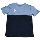 Black Grey Cut And Sew Tee-1