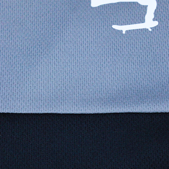 Black Grey Cut And Sew Tee