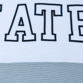 Pale Green White Grey Colorblock Ottaman Tee - 0