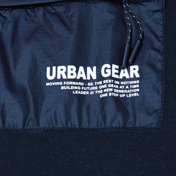 Black Heatseal Mesh Pocket Tee