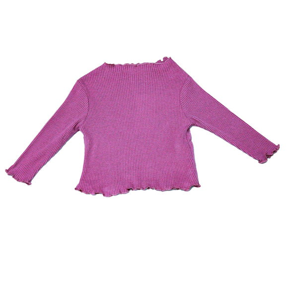 Brown Ribbed Casual Set